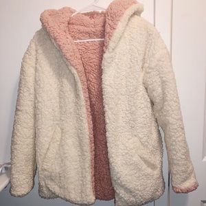 Reversible Sherpa coat